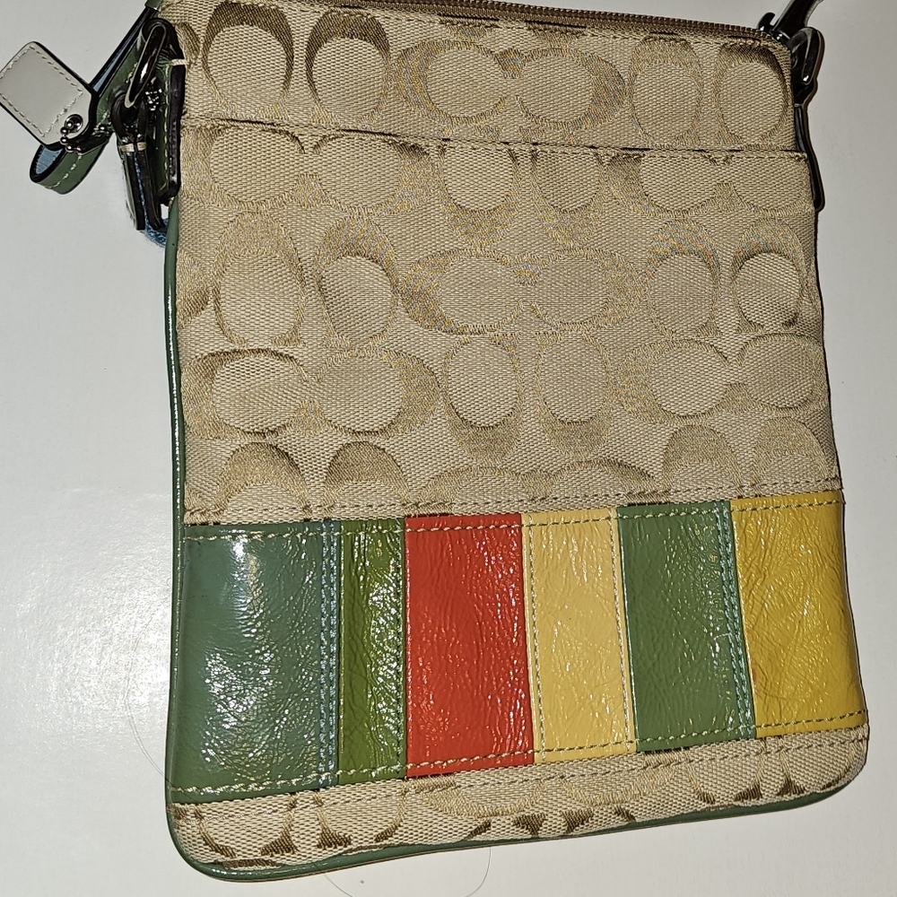 Coach mutlicolor cross body